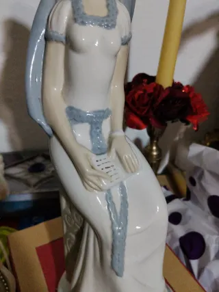 Figura Novia Porcelana Ribaturia Vintage