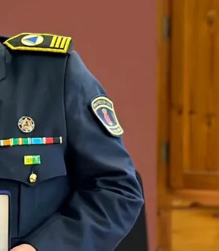 Traje Policia Local Protección Civil Azul