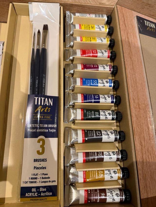 Maletín Goya Pintura Óleo 12 Tubos + Accesorios