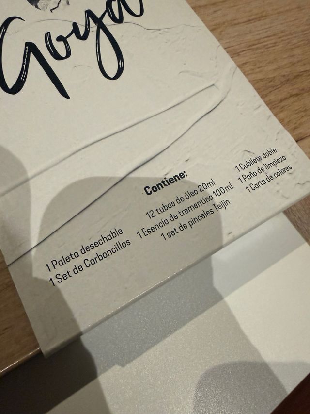 Maletín Goya Pintura Óleo 12 Tubos + Accesorios