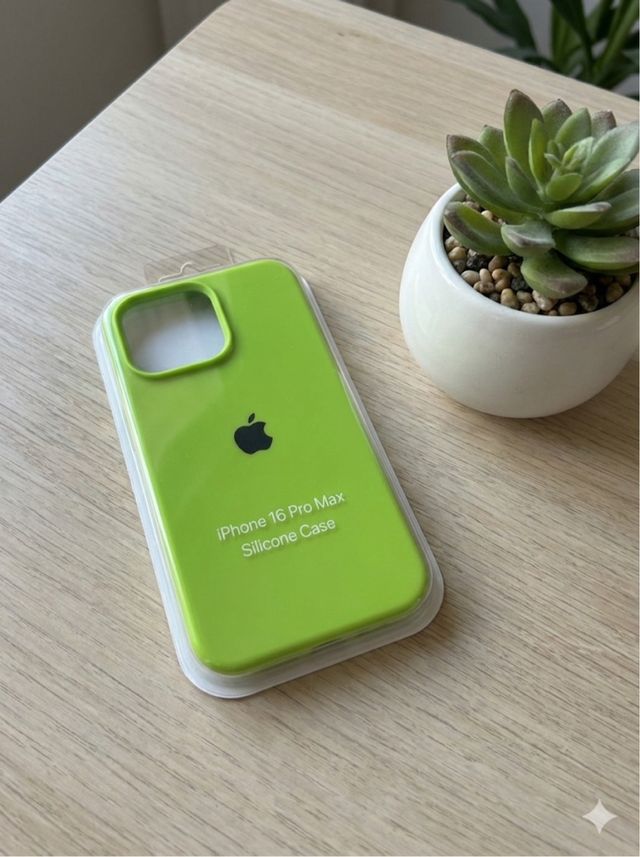 Custodia iPhone 16 Pro Max Verde Lima