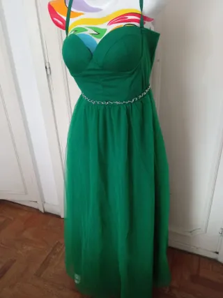 Vestido verde esmeralda talla XL sin estrenar