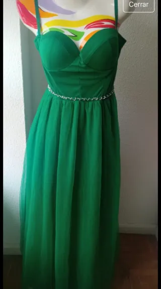 Vestido verde esmeralda talla XL sin estrenar