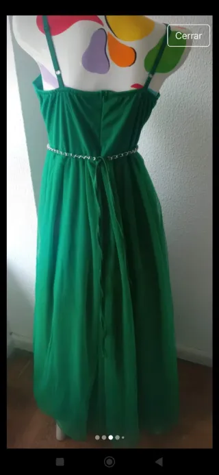 Vestido verde esmeralda talla XL sin estrenar