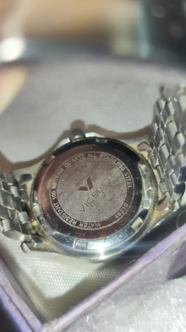 Reloj Viceroy Mujer Plata y Blanco