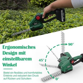 Forbici da potatura e tagliasiepi 2 in 1