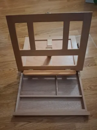 Atril de pintura de madera