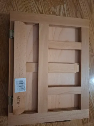 Atril de pintura de madera