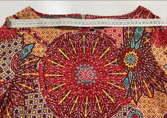 Vestido estampado multicolor talla M