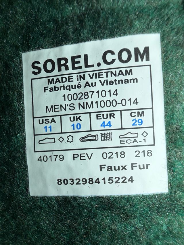 Botas Sorel Caribou Talla 44 Nuevas