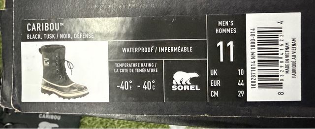 Botas Sorel Caribou Talla 44 Nuevas