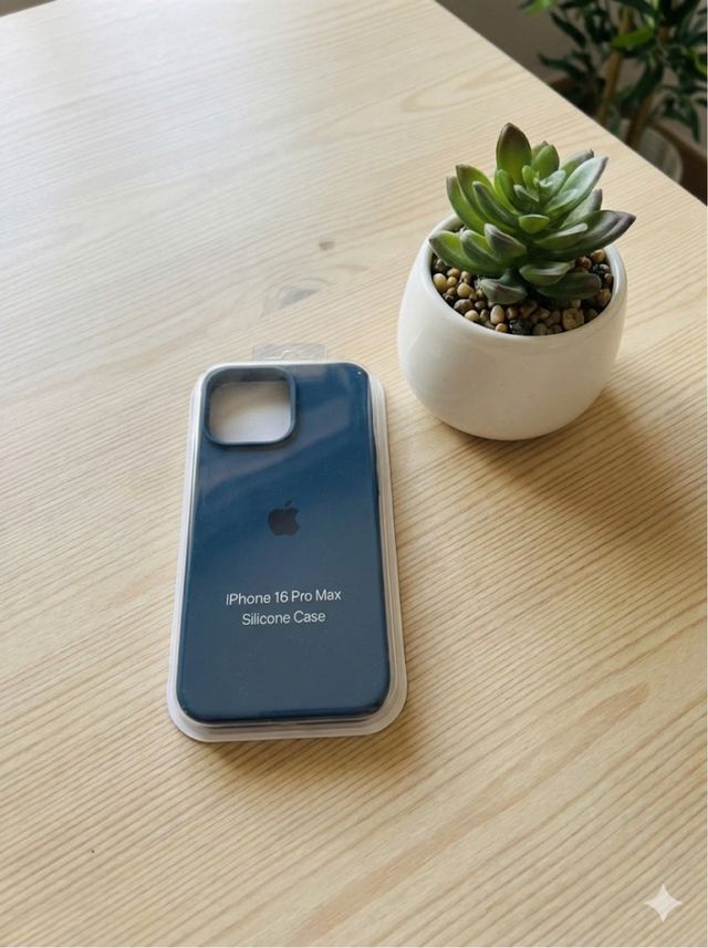 Custodia iPhone 16 Pro Max Blu Marino