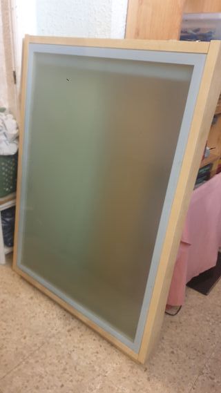 Mesa extensible cristal mate 2,40m