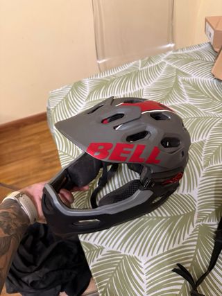 Casco Bell desmontable Negro y Gris talla S