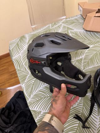 Casco Bell desmontable Negro y Gris talla S