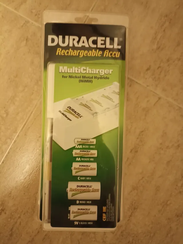 Cargador Pilas Duracell MultiCharger NiMH