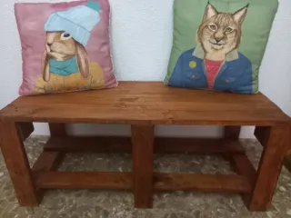 Banco rústico decorativo