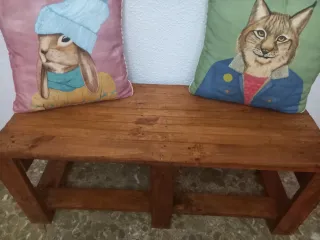 Banco rústico decorativo