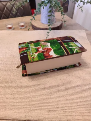 Funda de libro con caballos
