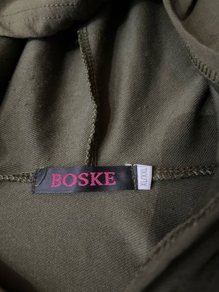 Sudadera verde con símbolo de la paz lentejuelas