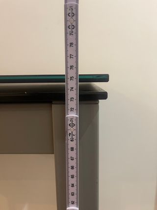 Mesa Cocina extensible Cristal Negro y 2 Sillas