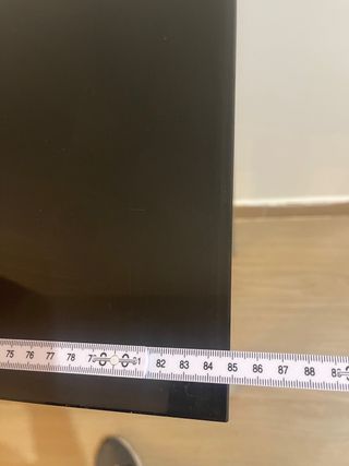 Mesa Cocina extensible Cristal Negro y 2 Sillas