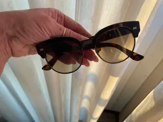 Occhiali da sole Gucci marroni e oro