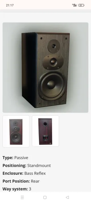 Altavoces JAMO Cornet 165