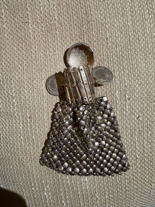 Monedero Malla Estilo Art Deco