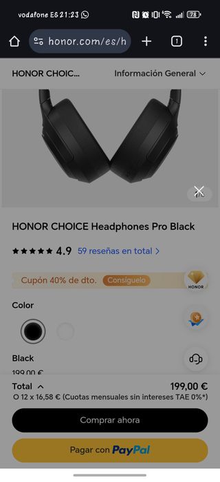 Honor Choice Headphones Pro ANC