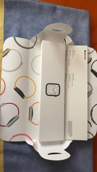 Oferta Apple Watch 7 Aluminio Azul 45  mm