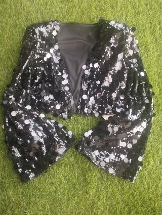Chaqueta Lentejuelas Negra