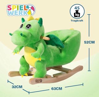 Balancín Dinosaurio Verde