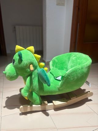 Balancín Dinosaurio Verde