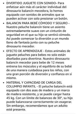 Balancín Dinosaurio Verde