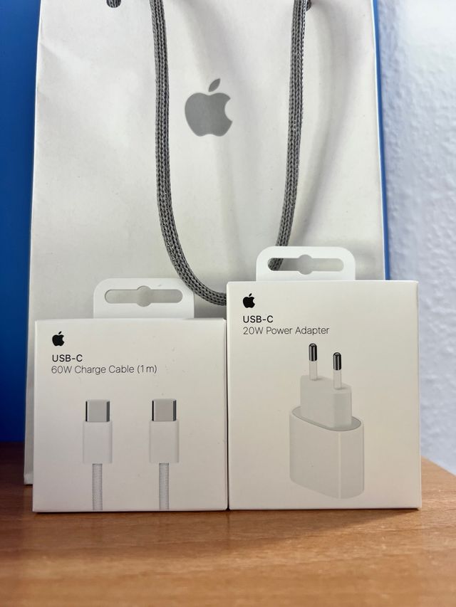 Carregador iPhone completo Apple Novo