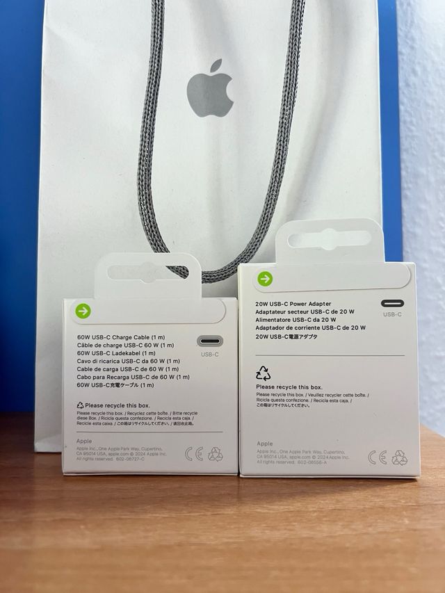 Carregador iPhone completo Apple Novo