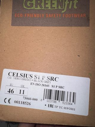 Zapatos Cofra Seguridad  Celsius  S1 P SCR