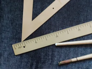 Conjunto Dibujo Geométrico Madera