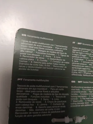 Herramienta multifuncional Parkside 8 en 1