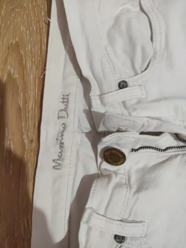 Pantalón blanco pitillo