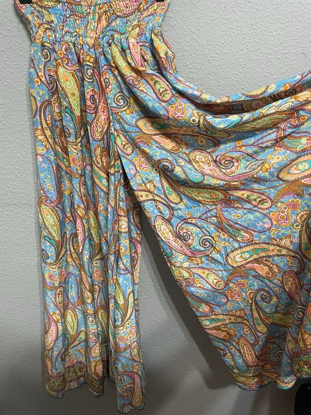 Conjunto pantalón y top Boho Paisley