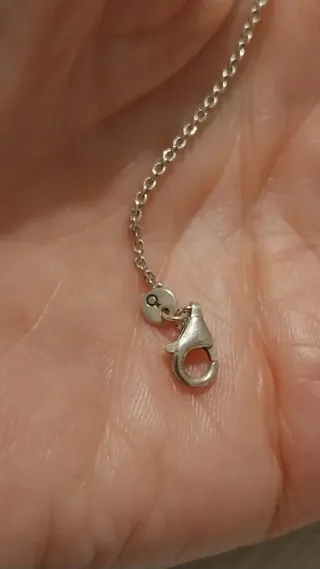 Collana Pandora Cuore Argento con zirconi