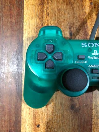 Controller ps2 verde trasparente originale