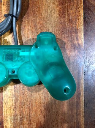 Controller ps2 verde trasparente originale