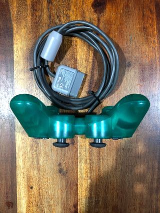 Controller ps2 verde trasparente originale