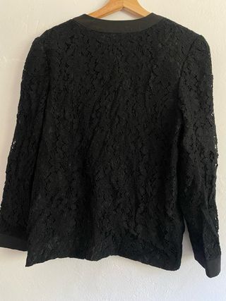 Chaquetilla encaje vintage mujer