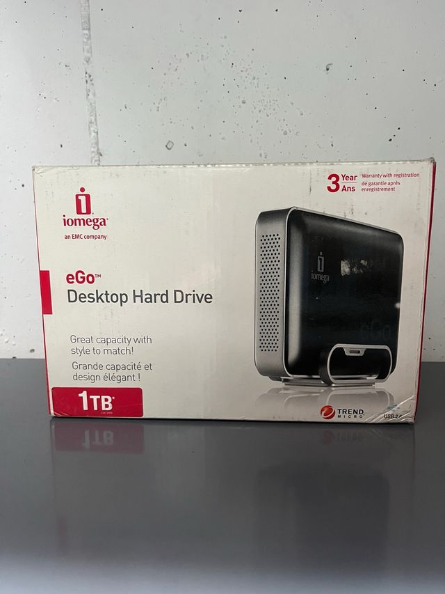 Disco Duro Externo Iomega eGo 1TB