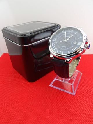 Orologio Uomo 43,5 mm Blu – Elegante Luminova +