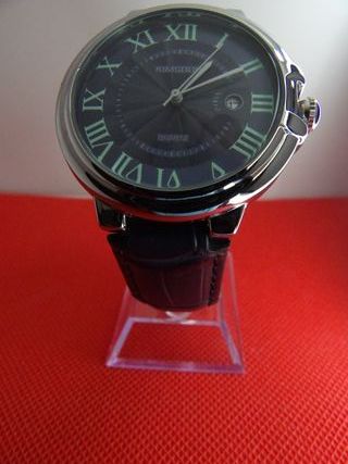 Orologio Uomo 43,5 mm Blu – Elegante Luminova +